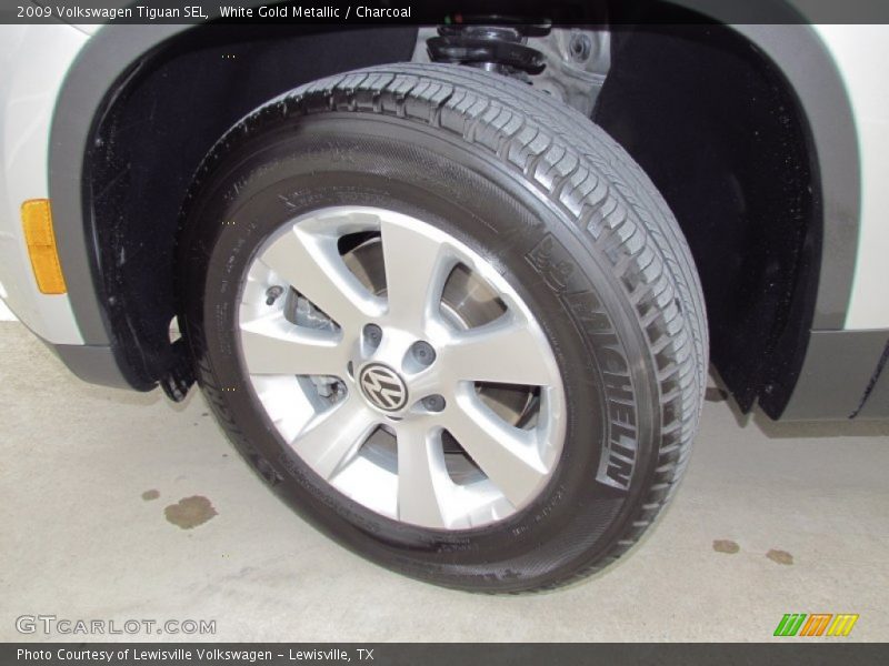 White Gold Metallic / Charcoal 2009 Volkswagen Tiguan SEL