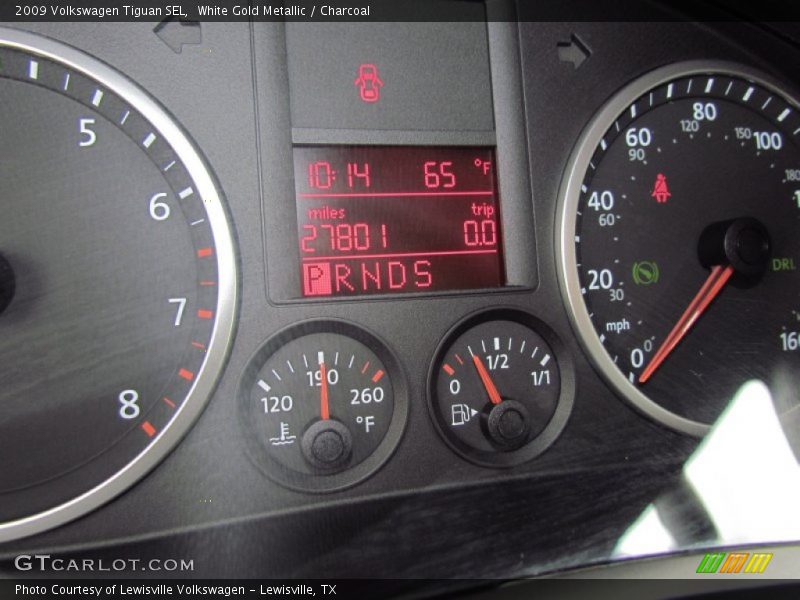 White Gold Metallic / Charcoal 2009 Volkswagen Tiguan SEL