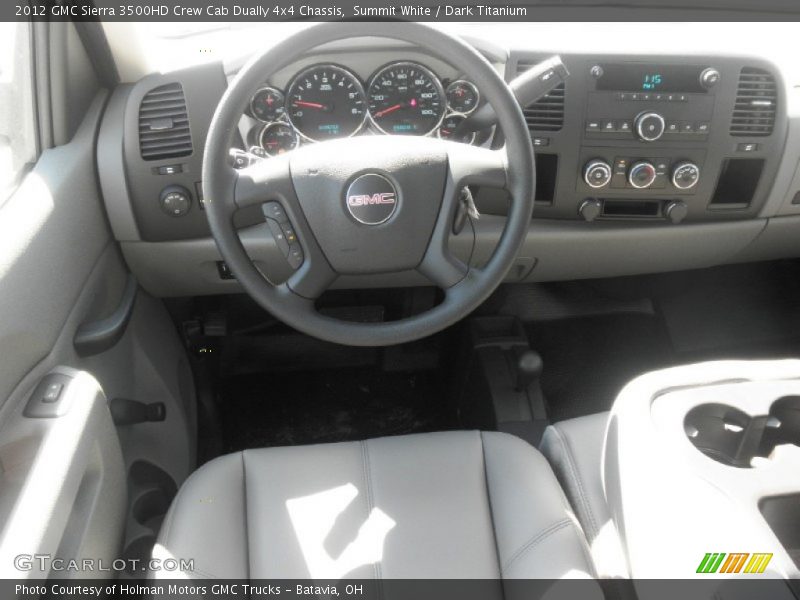 Dashboard of 2012 Sierra 3500HD Crew Cab Dually 4x4 Chassis