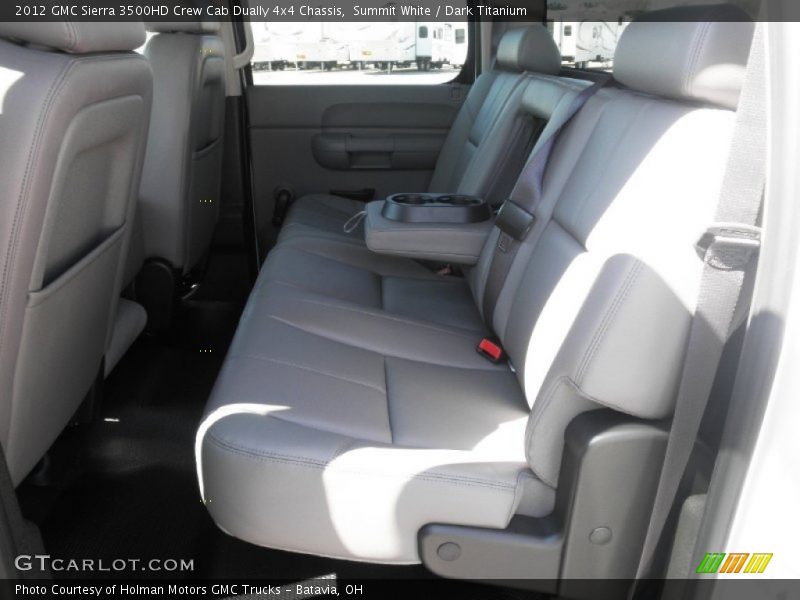  2012 Sierra 3500HD Crew Cab Dually 4x4 Chassis Dark Titanium Interior