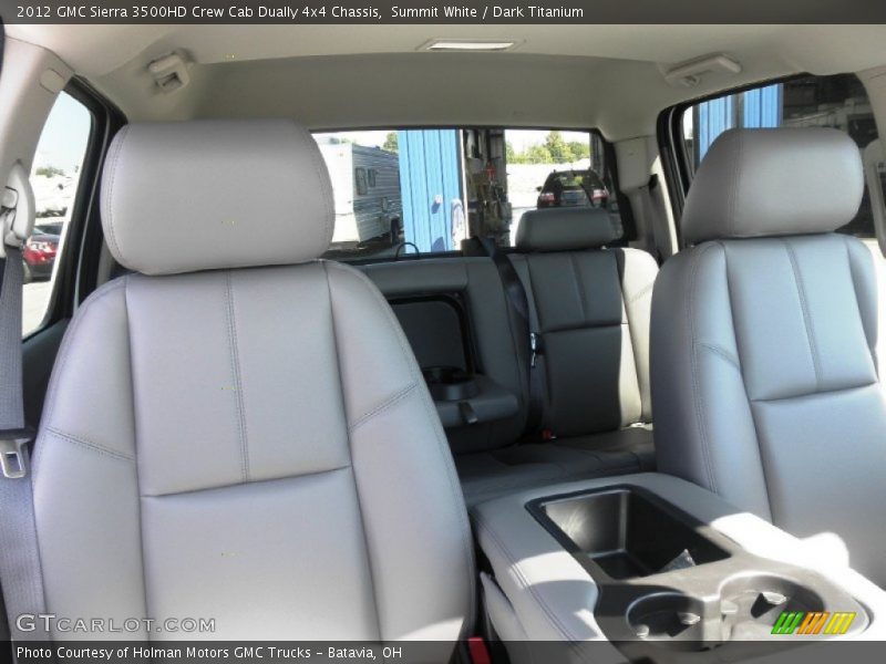  2012 Sierra 3500HD Crew Cab Dually 4x4 Chassis Dark Titanium Interior