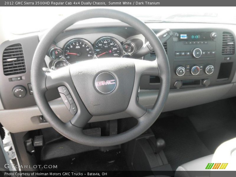 Dashboard of 2012 Sierra 3500HD Regular Cab 4x4 Dually Chassis