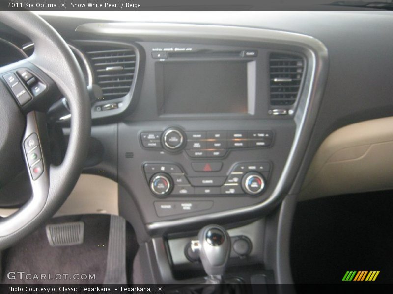Snow White Pearl / Beige 2011 Kia Optima LX