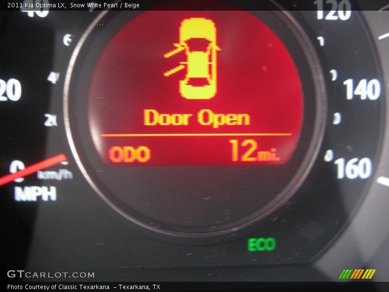 Snow White Pearl / Beige 2011 Kia Optima LX