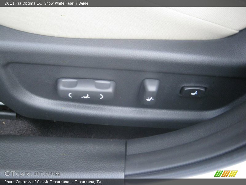 Snow White Pearl / Beige 2011 Kia Optima LX