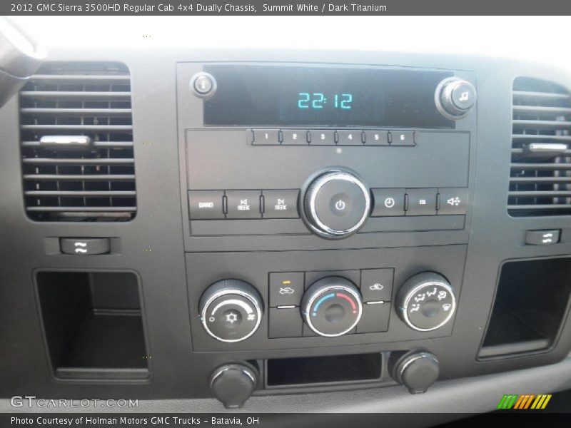 Controls of 2012 Sierra 3500HD Regular Cab 4x4 Dually Chassis