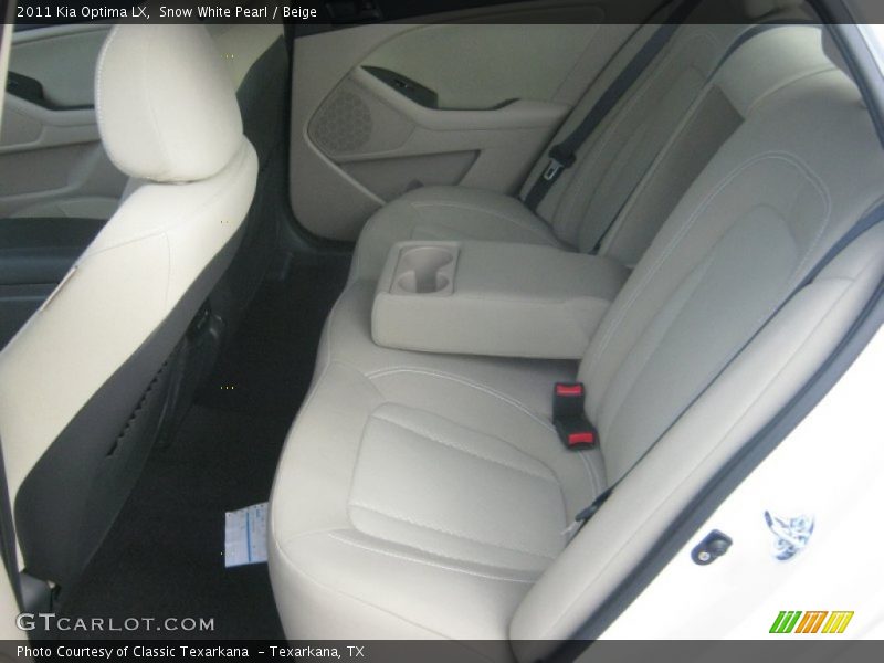Snow White Pearl / Beige 2011 Kia Optima LX