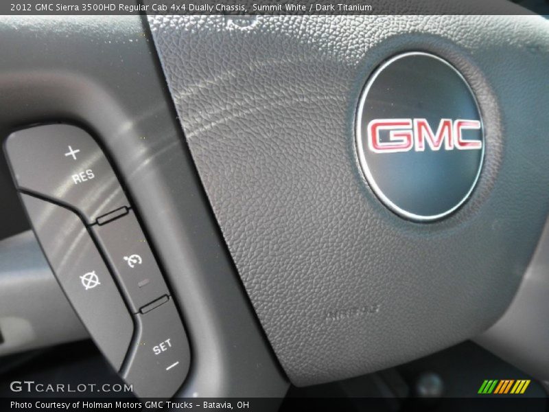 Controls of 2012 Sierra 3500HD Regular Cab 4x4 Dually Chassis