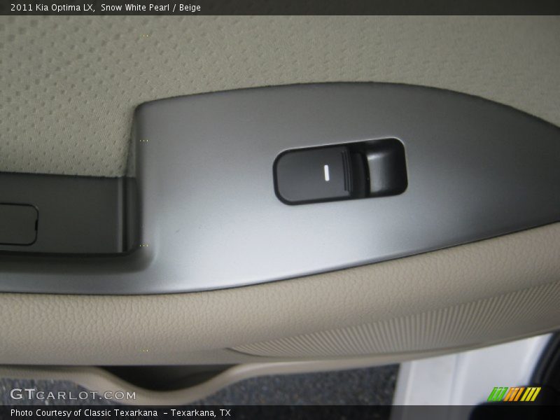Snow White Pearl / Beige 2011 Kia Optima LX