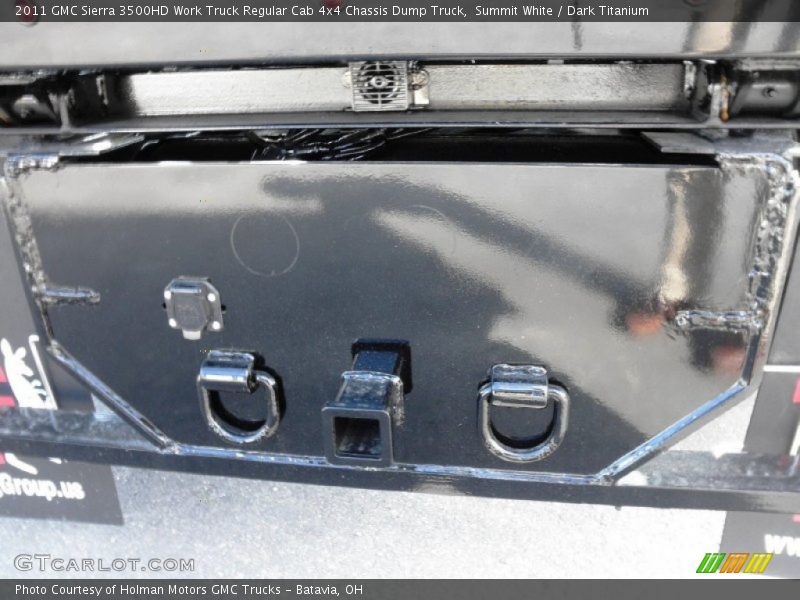 Summit White / Dark Titanium 2011 GMC Sierra 3500HD Work Truck Regular Cab 4x4 Chassis Dump Truck