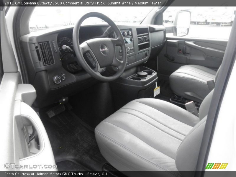 Summit White / Medium Pewter 2011 GMC Savana Cutaway 3500 Commercial Utility Truck