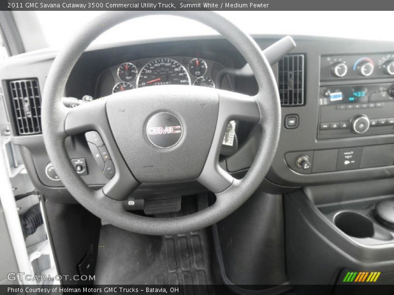 Summit White / Medium Pewter 2011 GMC Savana Cutaway 3500 Commercial Utility Truck