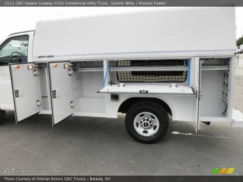 Summit White / Medium Pewter 2011 GMC Savana Cutaway 3500 Commercial Utility Truck