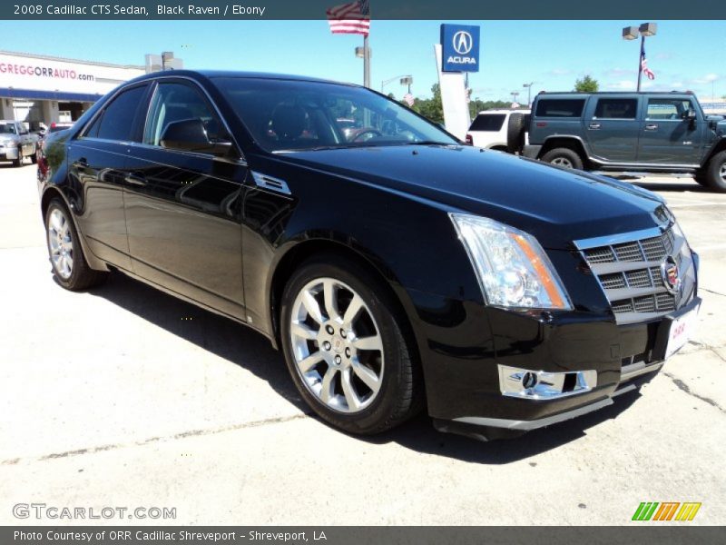 Black Raven / Ebony 2008 Cadillac CTS Sedan