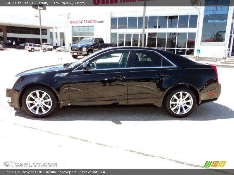 Black Raven / Ebony 2008 Cadillac CTS Sedan