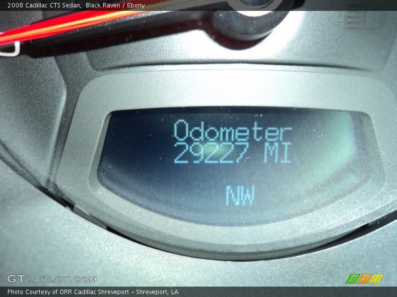 Black Raven / Ebony 2008 Cadillac CTS Sedan