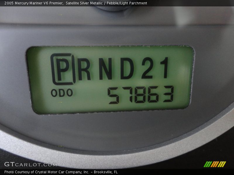 Satellite Silver Metallic / Pebble/Light Parchment 2005 Mercury Mariner V6 Premier