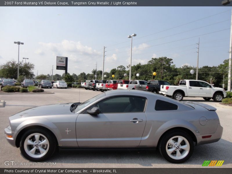 Tungsten Grey Metallic / Light Graphite 2007 Ford Mustang V6 Deluxe Coupe