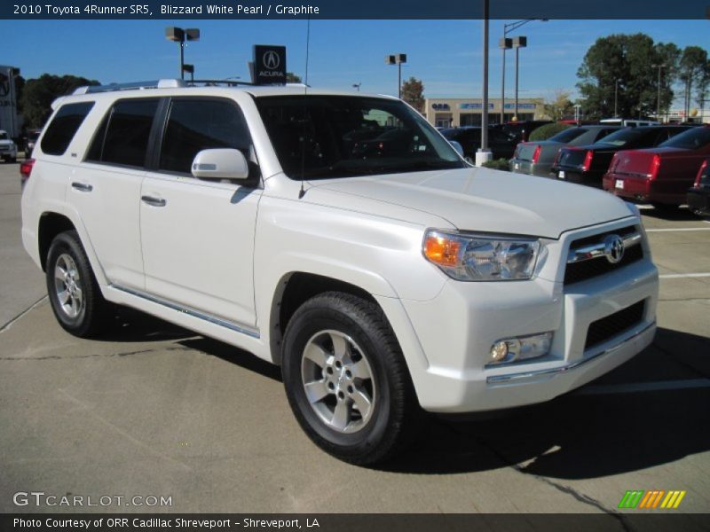 Blizzard White Pearl / Graphite 2010 Toyota 4Runner SR5