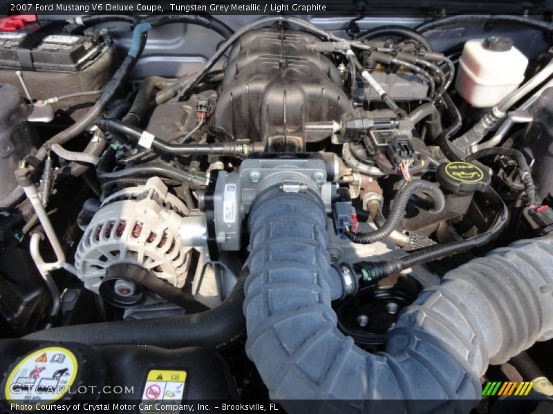Tungsten Grey Metallic / Light Graphite 2007 Ford Mustang V6 Deluxe Coupe