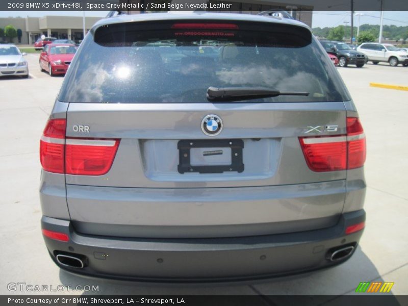 Space Grey Metallic / Sand Beige Nevada Leather 2009 BMW X5 xDrive48i