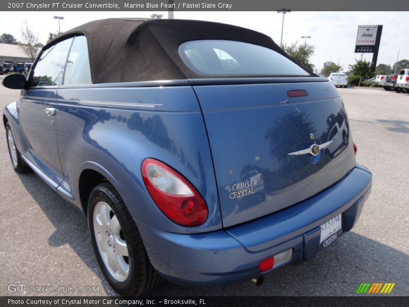 Marine Blue Pearl / Pastel Slate Gray 2007 Chrysler PT Cruiser Convertible