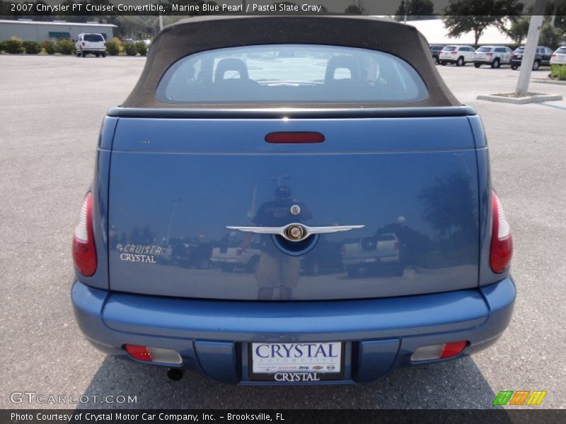 Marine Blue Pearl / Pastel Slate Gray 2007 Chrysler PT Cruiser Convertible
