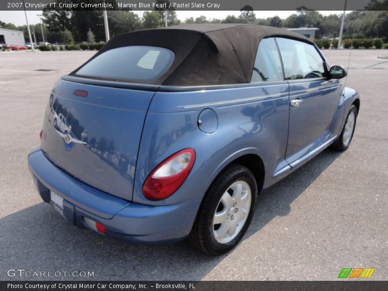 Marine Blue Pearl / Pastel Slate Gray 2007 Chrysler PT Cruiser Convertible