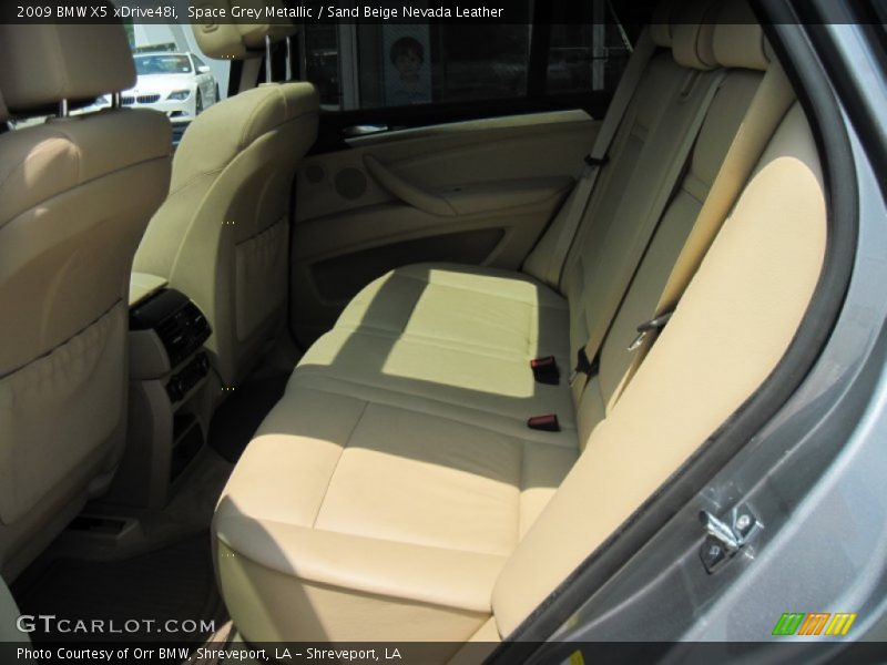 Space Grey Metallic / Sand Beige Nevada Leather 2009 BMW X5 xDrive48i