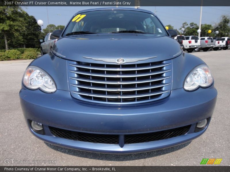 Marine Blue Pearl / Pastel Slate Gray 2007 Chrysler PT Cruiser Convertible