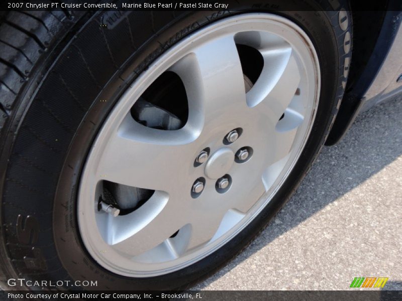 Marine Blue Pearl / Pastel Slate Gray 2007 Chrysler PT Cruiser Convertible