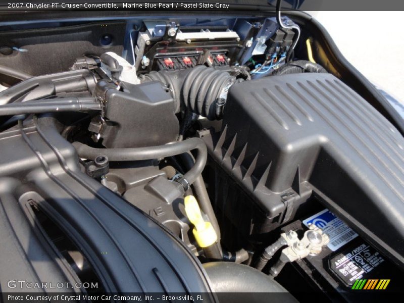 Marine Blue Pearl / Pastel Slate Gray 2007 Chrysler PT Cruiser Convertible