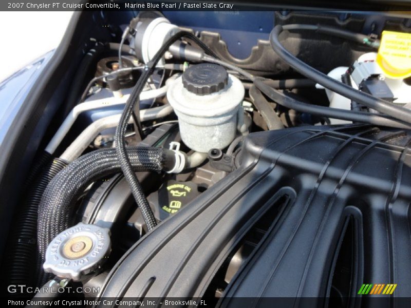 Marine Blue Pearl / Pastel Slate Gray 2007 Chrysler PT Cruiser Convertible