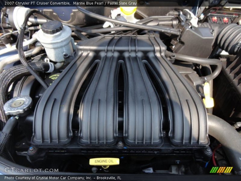 Marine Blue Pearl / Pastel Slate Gray 2007 Chrysler PT Cruiser Convertible