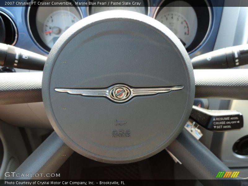 Marine Blue Pearl / Pastel Slate Gray 2007 Chrysler PT Cruiser Convertible