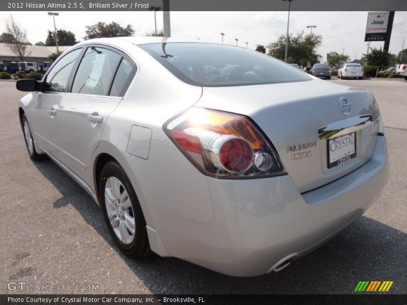 Brilliant Silver / Frost 2012 Nissan Altima 2.5 S