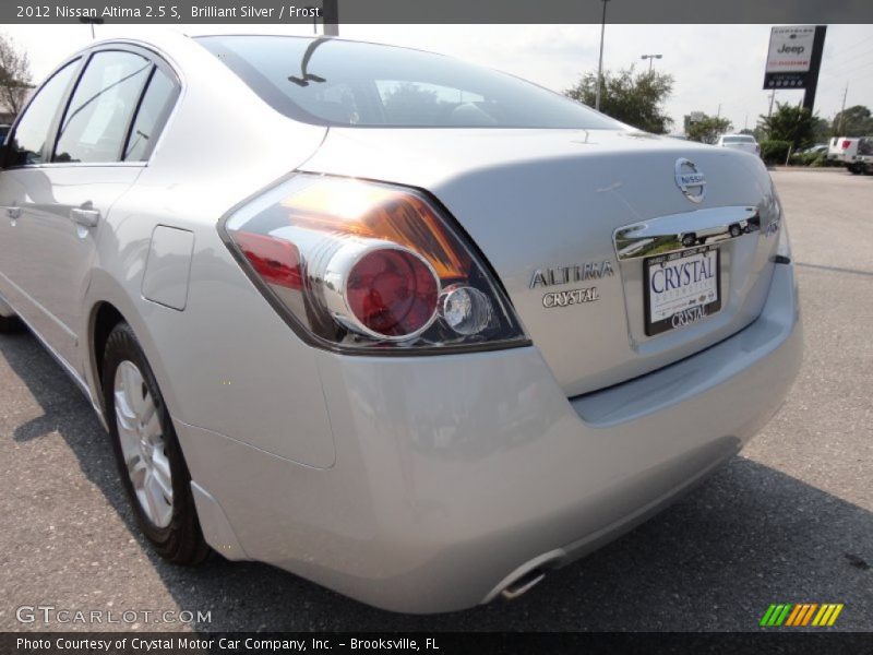 Brilliant Silver / Frost 2012 Nissan Altima 2.5 S