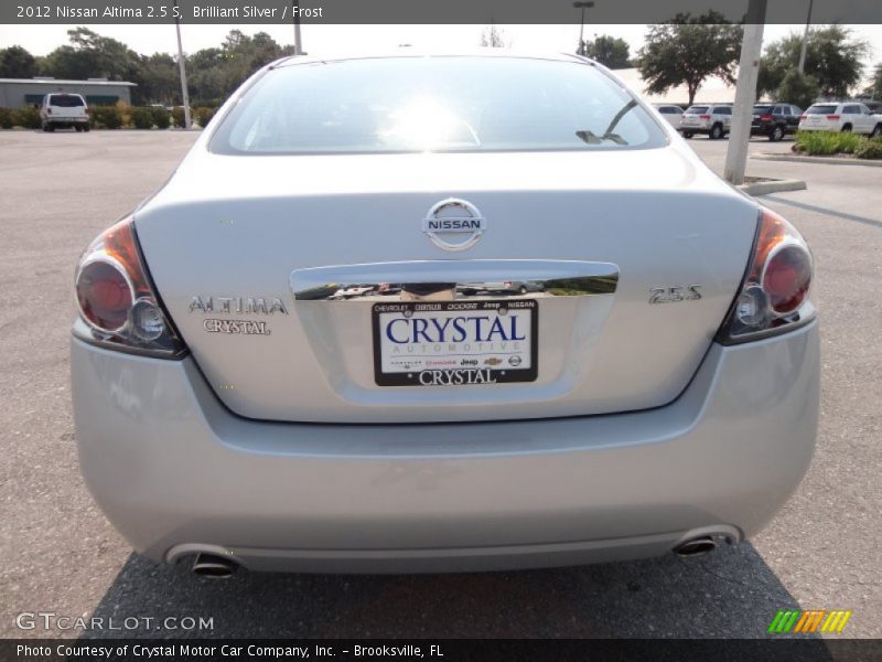 Brilliant Silver / Frost 2012 Nissan Altima 2.5 S