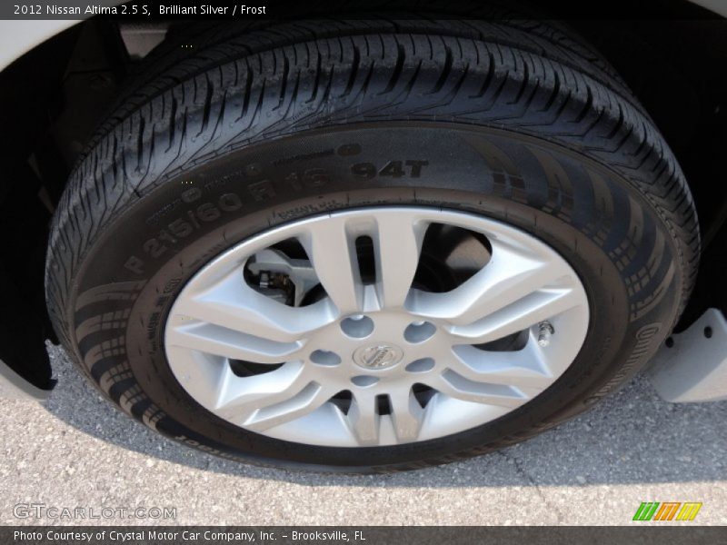 Brilliant Silver / Frost 2012 Nissan Altima 2.5 S