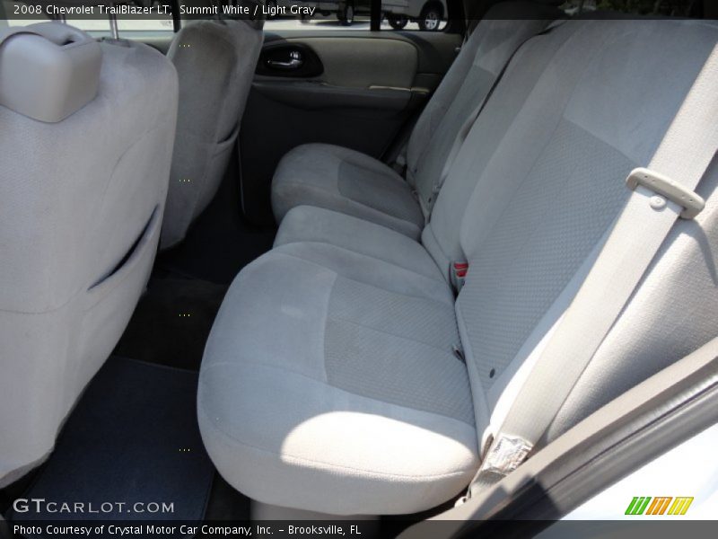 Summit White / Light Gray 2008 Chevrolet TrailBlazer LT