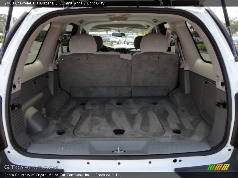 Summit White / Light Gray 2008 Chevrolet TrailBlazer LT