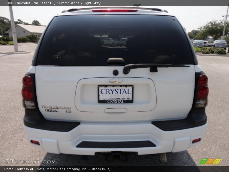 Summit White / Light Gray 2008 Chevrolet TrailBlazer LT