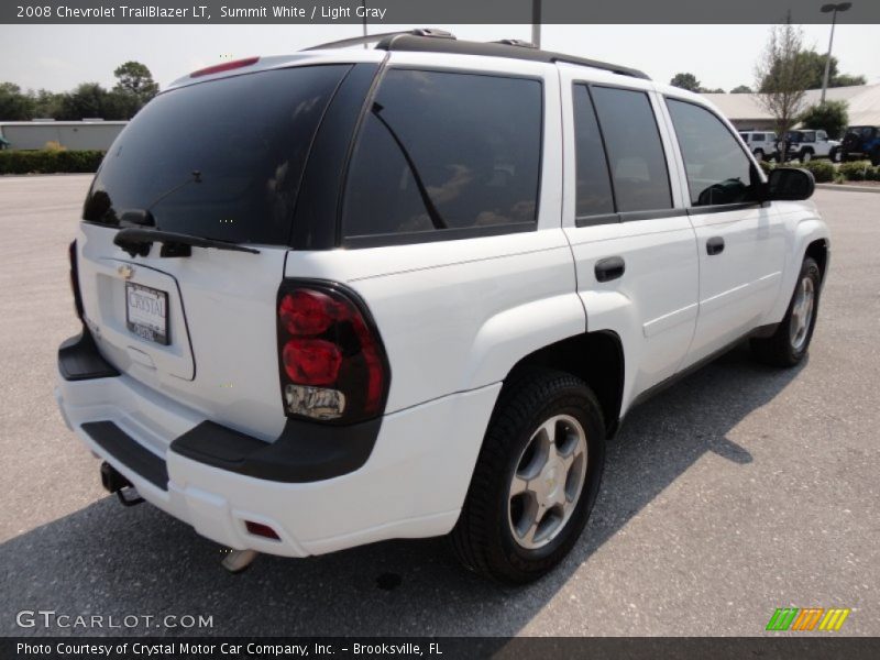Summit White / Light Gray 2008 Chevrolet TrailBlazer LT