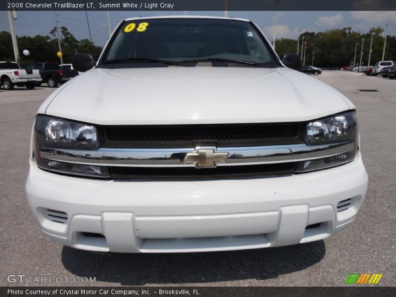 Summit White / Light Gray 2008 Chevrolet TrailBlazer LT