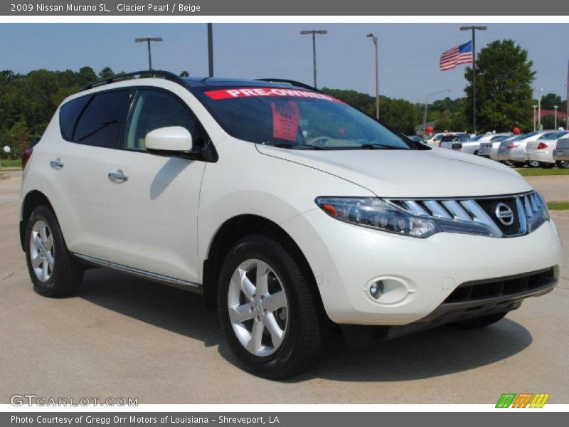 Glacier Pearl / Beige 2009 Nissan Murano SL