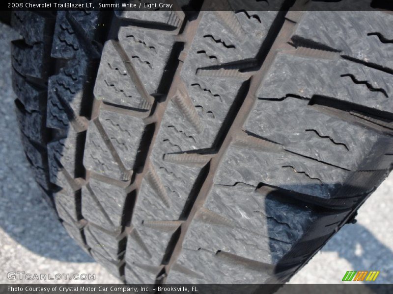 Summit White / Light Gray 2008 Chevrolet TrailBlazer LT