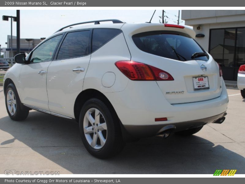 Glacier Pearl / Beige 2009 Nissan Murano SL