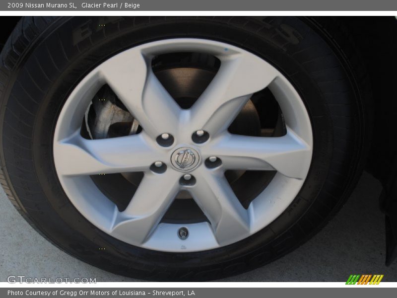 Glacier Pearl / Beige 2009 Nissan Murano SL