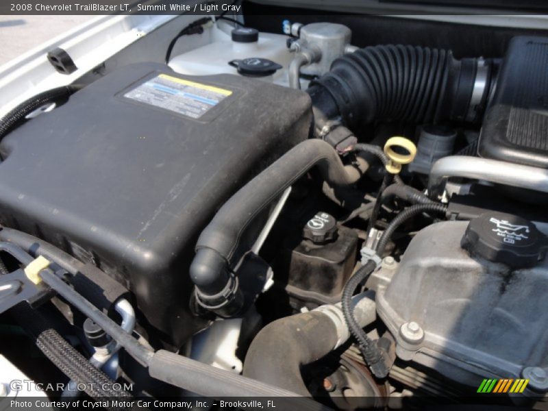 Summit White / Light Gray 2008 Chevrolet TrailBlazer LT