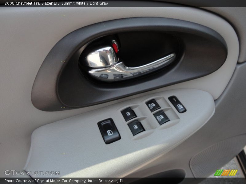 Summit White / Light Gray 2008 Chevrolet TrailBlazer LT